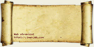 Isidora Hamović vizit kartica